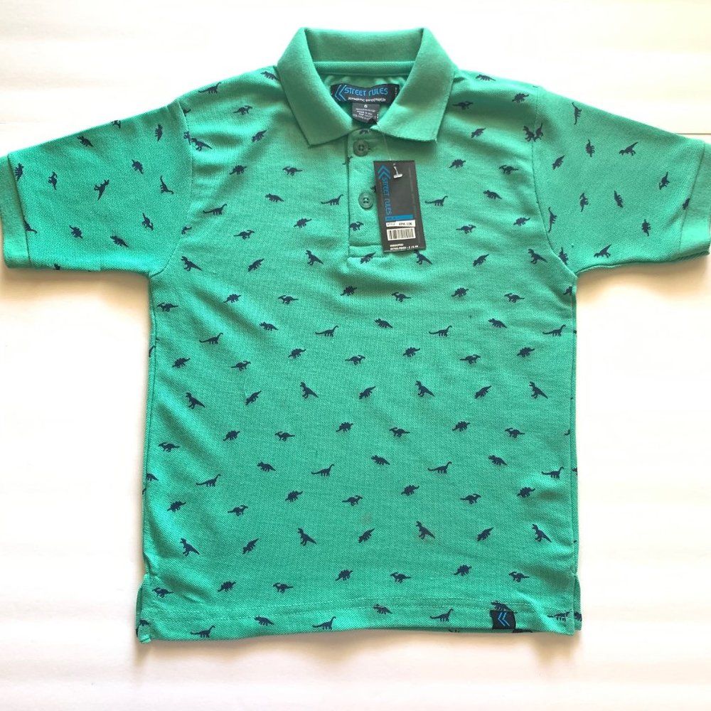 KID'S PRINTED PIQUE POLO